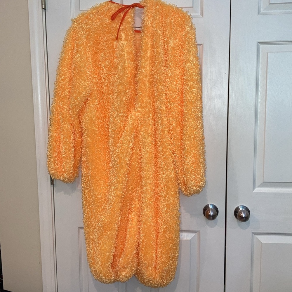Chicken Suit 4 pcs (body suit, head covering, socks, shoe covers)Sz. XL Unisex - Picture 5 of 10